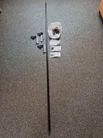 Gordijnroede set Ikea, Huis en Inrichting, Ophalen, Gebruikt, Zwart, 200 cm of meer