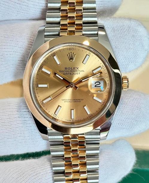 Rolex datejust 41 126303, Jubilee, 2021, Fullset, Handtassen en Accessoires, Sporthorloges, Ophalen of Verzenden