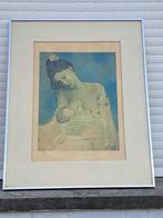 lithographie maternite signe pablo picasso, Antiek en Kunst, Verzenden