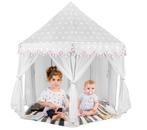 Speeltent voor Kinderen 135x135x140cm Roze-Wit, Kinderen en Baby's, Ophalen of Verzenden, Nieuw
