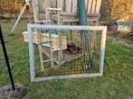 Gegalvaniseerde dubbele poort, Tuin en Terras, Ophalen, Gebruikt