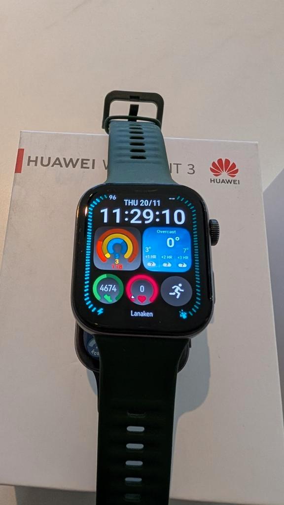 Zeer mooie huawei watch fit 3, Handtassen en Accessoires, Smartwatches, Ophalen