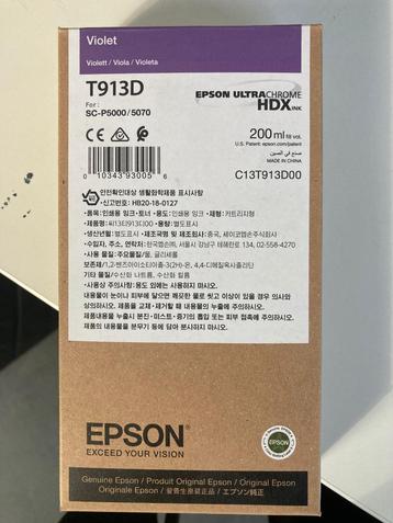 Inktpatroon Epson T913D Violet beschikbaar voor biedingen