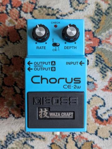 Boss CE-2W Waza Craft Chorus Pedal - in brand-new condition