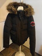 Winterjas dames met bontkraag Superdry zwart maat 40, Ophalen, Maat 38/40 (M), Zwart