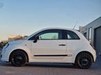 Fiat 500 lounge/benzine/airco/keuring/carpass, Autos, Fiat, Euro 5, 400 kg, Particulier, Tissu