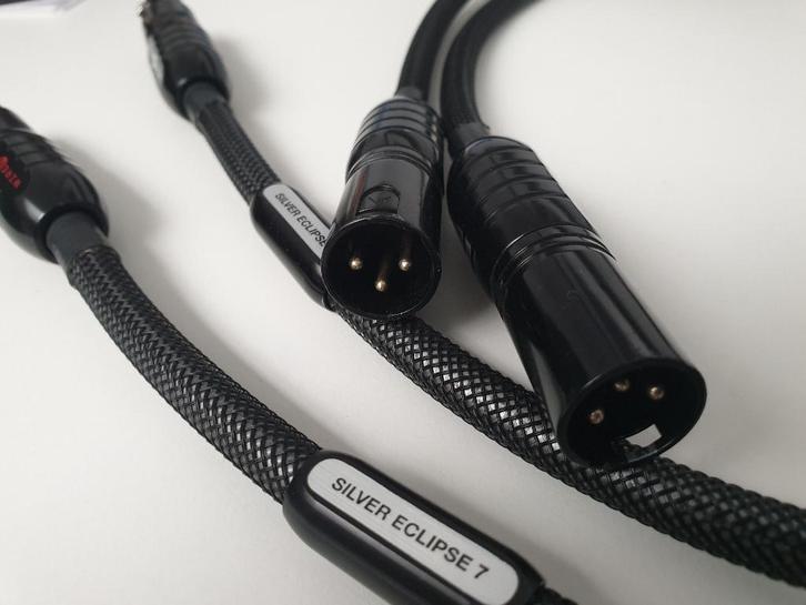 Paire de câbles XLR Wireworld SILVER Eclipse 7, TV, Hi-fi & Vidéo, Câbles audio & Câbles de télévision, Comme neuf, Câble Interlink