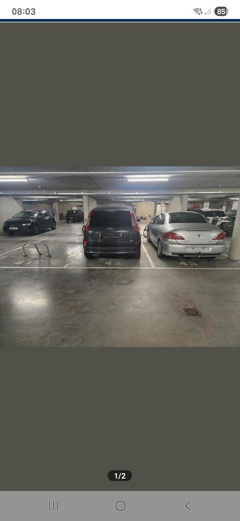 3 autostaanplaatsen vilvoorde ondergronds, Auto diversen, Autostaanplaatsen en Garages