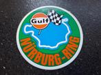 Vintage sticker Formule 1 circuit Nürnburg ring Gulf, Verzamelen, Ophalen of Verzenden, Zo goed als nieuw, Auto of Motor