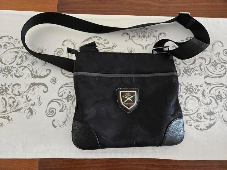Mannen schoudertas van het merk Plein Sport, Handtassen en Accessoires, Tassen | Schoudertassen, Gebruikt, Overige merken, Zwart