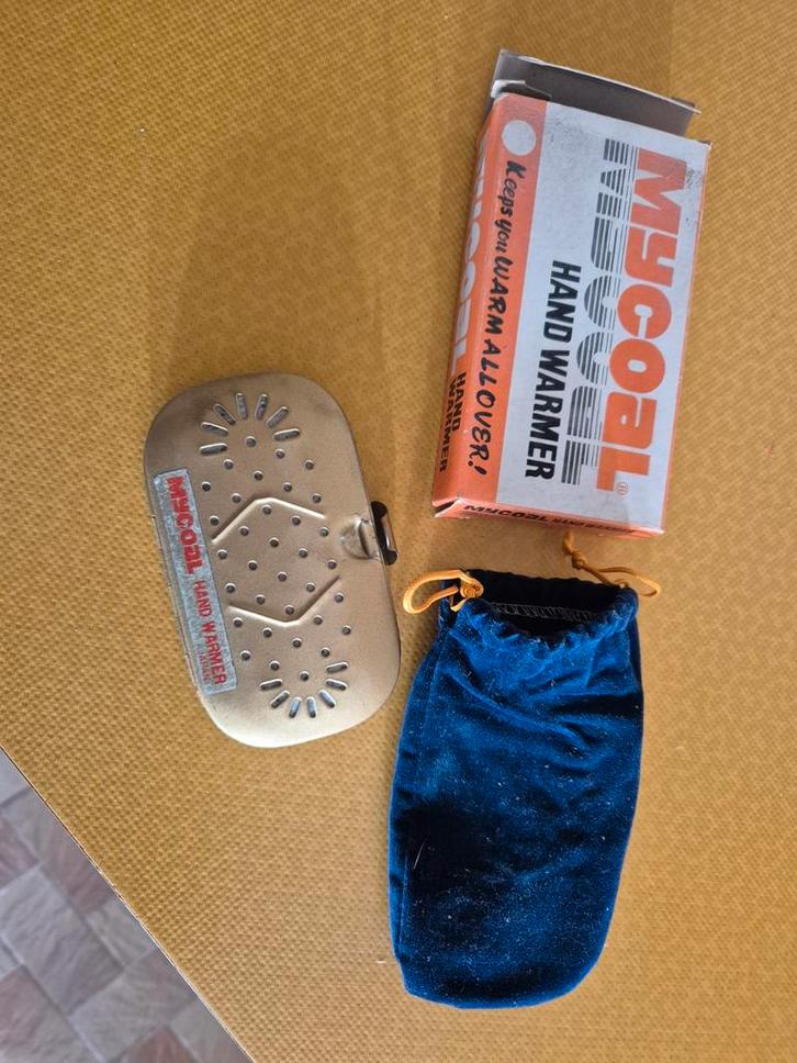 Vintage mycoal handverwarmer, Antiek en Kunst, Curiosa en Brocante, Ophalen