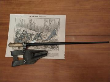 Baïonnette Rosalie Fusil Lebel France WW1, Enlèvement ou Envoi, Armée de terre, Épée ou sabre