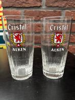 2 bierglazen Cristal Alken, Enlèvement ou Envoi, Comme neuf