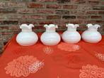 4 lampenkappen wit, Huis en Inrichting, Lampen | Lampenkappen, Ophalen, Wit