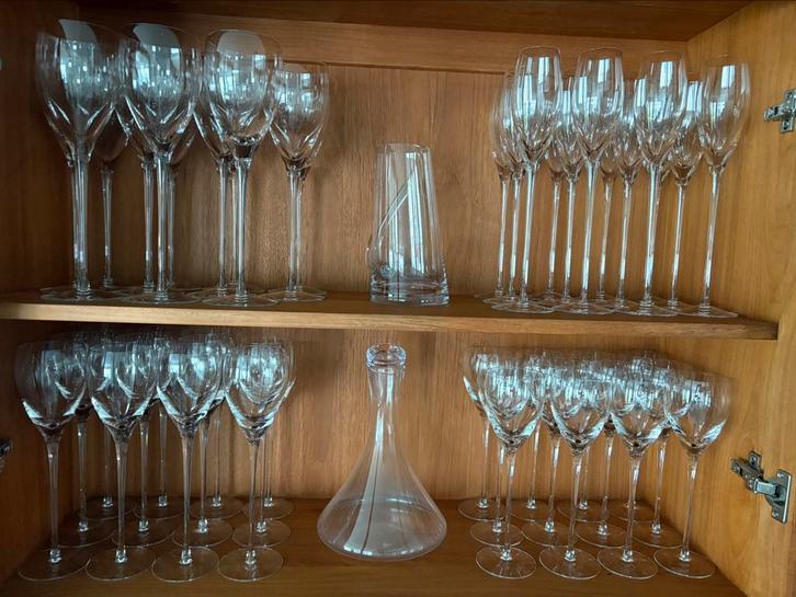 Ventura kristalglazen, Verzamelen, Glas en Drinkglazen, Zo goed als nieuw, Overige typen, Ophalen