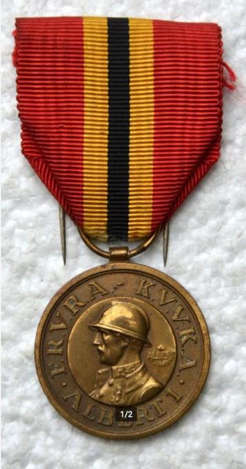 Medaille, Kon Verbond Veteranen Koning Albert-1 1948-1973 beschikbaar voor biedingen