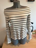 Gestreepte off shoulder trui van H&M - maat XL, Vêtements | Femmes, Pulls & Gilets, H&M, Taille 46/48 (XL) ou plus grande, Enlèvement ou Envoi