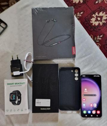Samsung galaxy S23+, bijna nieuw, 512gb, met accessoires
 beschikbaar voor biedingen