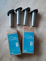 4 NIEUWE INBOUW ROD/HENGEL/VISSTOK HOUDERS IN INOX, Ophalen, Zo goed als nieuw, Overige typen, Zeilboot of Motorboot