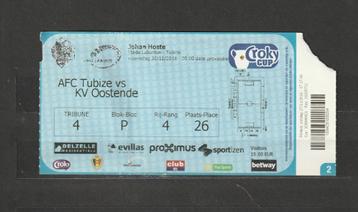 AFC Tubize - KV Oostende (Beker) : ticket : 30/11/2016