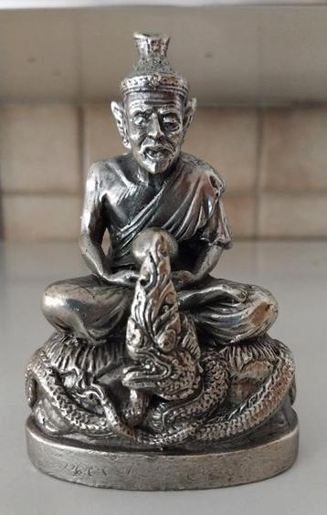 Bucha Phra Lersi Narod,Hermit,Boeddha,Buddha-Thai Verzilverd, Enlèvement ou Envoi, Utilisé