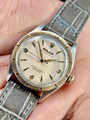Rolex oyster perpetual staalgoud ref 6084 beschikbaar voor biedingen