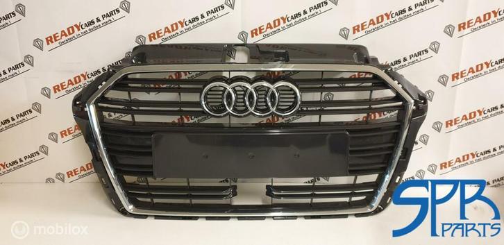 A3 8V FACELIFT S-LINE GRILL Grille 8V3853651AB ACC ZWART, Auto-onderdelen, Carrosserie, Audi, Nieuw, Ophalen of Verzenden