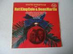 LP White Christmas with "Nat King Cole & Dean Martin", Ophalen of Verzenden, Gebruikt, 12 inch