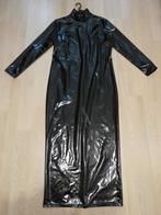 Robe étroite laquée noire en PVC, Enlèvement ou Envoi, Neuf, Noir