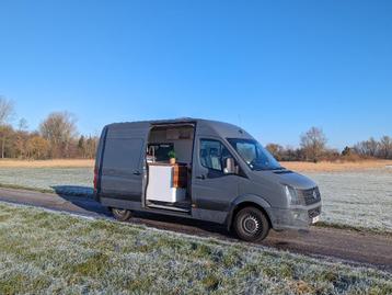 Campervan Volkswagen Crafter, Caravans en Kamperen, Mobilhomes, Volkswagen, Diesel, Particulier, 5 tot 6 meter