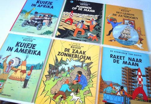 6 Strips van Kuifje - Casterman, Boeken, Stripverhalen, Zo goed als nieuw, Ophalen of Verzenden