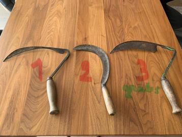 3 originele sikkels in goed werkende staat alles voor 10€   beschikbaar voor biedingen