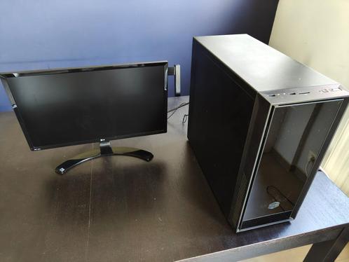 PC de bureau avec Ecran, Computers en Software, Desktop Pc's, Gebruikt, 3 tot 4 Ghz, SSD, 8 GB, Met monitor, Ophalen