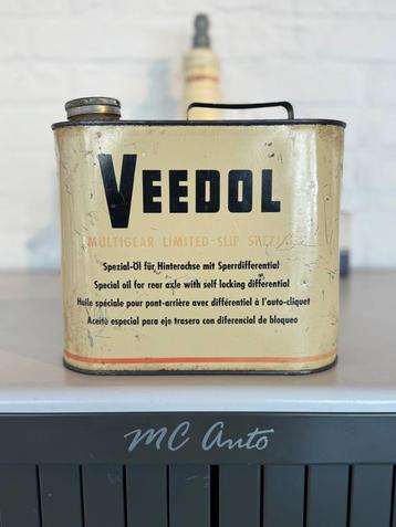 Veedol oud garage olie blik beschikbaar voor biedingen