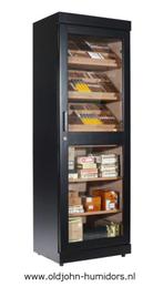 h190 HUMIDOR KAST KABINET ADORINI ROMA ZWART 6000 SIGAREN, Boite à tabac ou Emballage, Envoi, Neuf