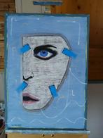 Acrielverf schilderij, Antiek en Kunst, Kunst | Schilderijen | Modern, Ophalen of Verzenden