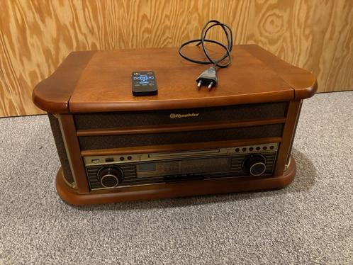 Retro platenspeler Roadstar, Audio, Tv en Foto, Platenspelers, Zo goed als nieuw, Platenspeler, Overige merken, USB-aansluiting