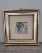 Ingelijste miniatuur kunstwerk, Antiek en Kunst, Ophalen