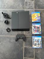 Sony PlayStation 4 met controller en spelletjes, Games en Spelcomputers, Spelcomputers | Sony PlayStation 4, Ophalen, Met games