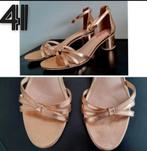 Sandalen rose/ goud 41 1x gedragen NIEUWSTAAT, Kleding | Dames, Trouwkleding en Trouwaccessoires, Ophalen of Verzenden, Zo goed als nieuw