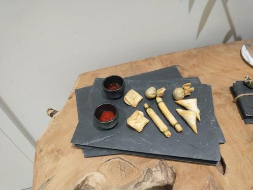 borden in leisteen, Huis en Inrichting, Keuken | Servies, Nieuw, Bord(en), Overige stijlen, Overige materialen, Ophalen