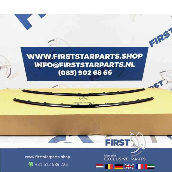 A1778850006 BUMPER LIJST SIERLIJST LIP ZWART FACELIFT W177 A, Auto-onderdelen, Vrachtwagen-onderdelen, Mercedes-Benz, Carrosserie en Plaatwerk