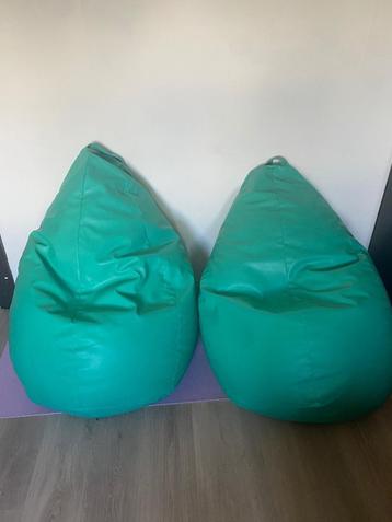 Zitzak mintgroen, Enlèvement, Utilisé, Vert, Pouf
