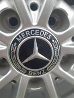 Set van 4 originele MB velgen met Michelin winterbanden., Ophalen, Banden en Velgen, 17 inch, Winterbanden