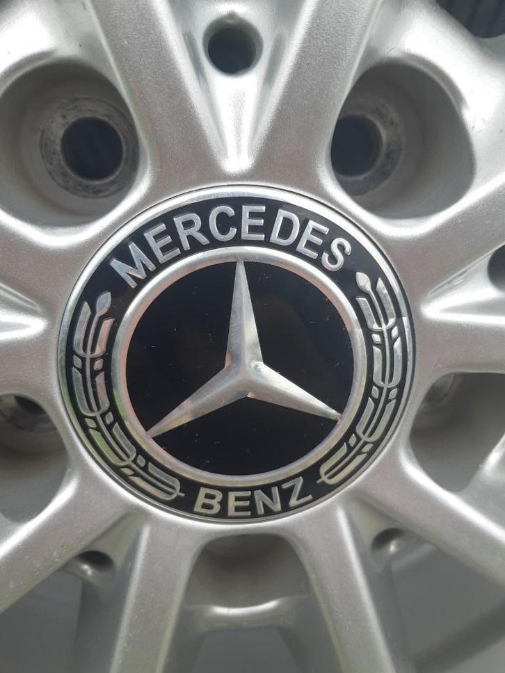 Set van 4 originele MB velgen met Michelin winterbanden., Auto-onderdelen, Banden en Velgen, Banden en Velgen, Winterbanden, 17 inch