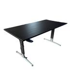 lektrisch Bureau Schaduw Zwart blad 200x80cm x hoogte verste, Ophalen, Elektrisch, Zo goed als nieuw, Bureau