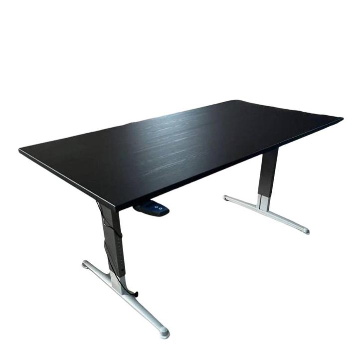 lektrisch Bureau Schaduw Zwart blad 200x80cm x hoogte verste, Huis en Inrichting, Bureaus, Zo goed als nieuw, Bureau, Elektrisch