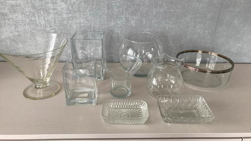Allerlei vazen en glaswerk, Huis en Inrichting, Woonaccessoires | Vazen, Zo goed als nieuw, Ophalen