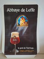 Abdij van Leffe oud drukvel voor karton bier reclamebord 87, Ophalen of Verzenden, Zo goed als nieuw, Leffe