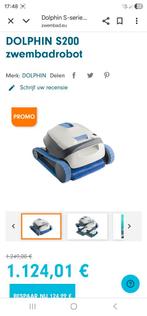 Zwembadrobot doet vloer en wanden heeft nieuwe kabelWordt ge, Ophalen, Zo goed als nieuw